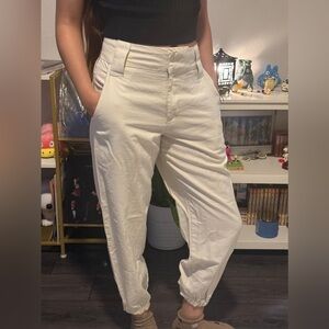 Stylish Cream Pants